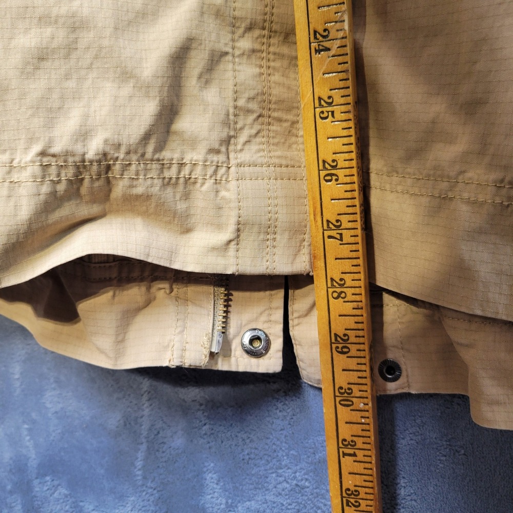 Eddie Bauer Mens Khaki Utility Vest Size L Lightweight Outdoor Travel Pockets - Picture 10 of 10